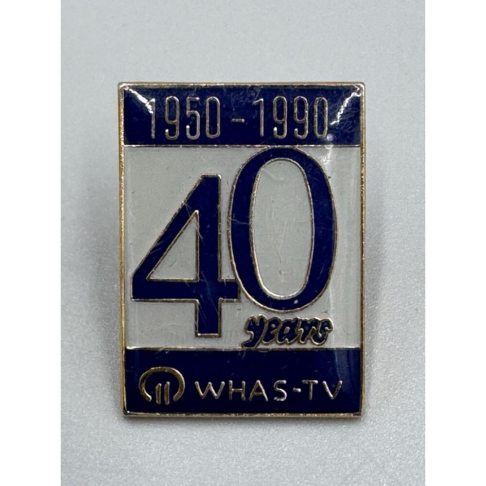 Vintage WHAS 40th (1950-1990) Lapel Pin